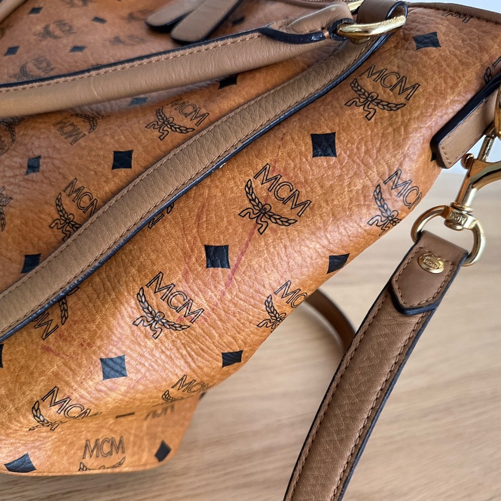 MCM Cognac Shoulder bag - Picture 8 of 16